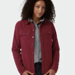 Promo 🎁 Stio Women's Saratoga Cord 👚 Shirt ⌛ -Stio Sales W Saratoga Cord Shirt Roasted Beet 1