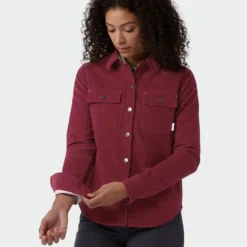 Promo 🎁 Stio Women's Saratoga Cord 👚 Shirt ⌛ -Stio Sales W Saratoga Cord Shirt Roasted Beet 3