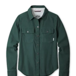 Promo 🎁 Stio Women's Saratoga Cord 👚 Shirt ⌛ -Stio Sales W Saratoga Cord Shirt Treeline Green