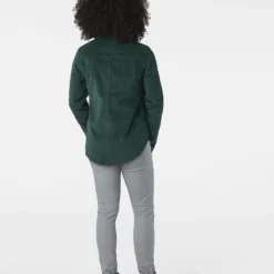 Promo 🎁 Stio Women's Saratoga Cord 👚 Shirt ⌛ -Stio Sales W Saratoga Cord Shirt Treeline Green 5