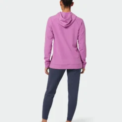 Best Sale 🧨 Stio Women's Turpin Fleece Hooded Pullover 🌟 -Stio Sales W Turpin Fleece Hooded Pullover Ripe Berry Heather 2 Full